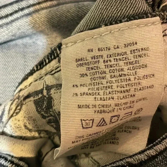 Pilcro and the “script” letterpress casual trendy 5 pckt light wash jeans 28 - Picture 5 of 5